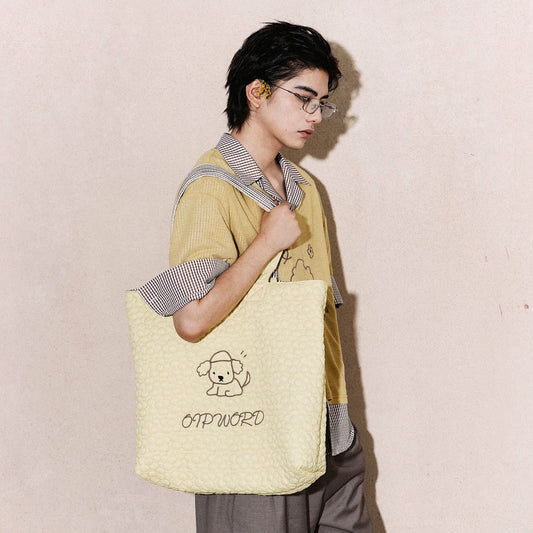 Stylish Reversible Quilted Tote - reversible tote - Stylish Reversible Quilted Tote Bag for Everyday Use - Main view