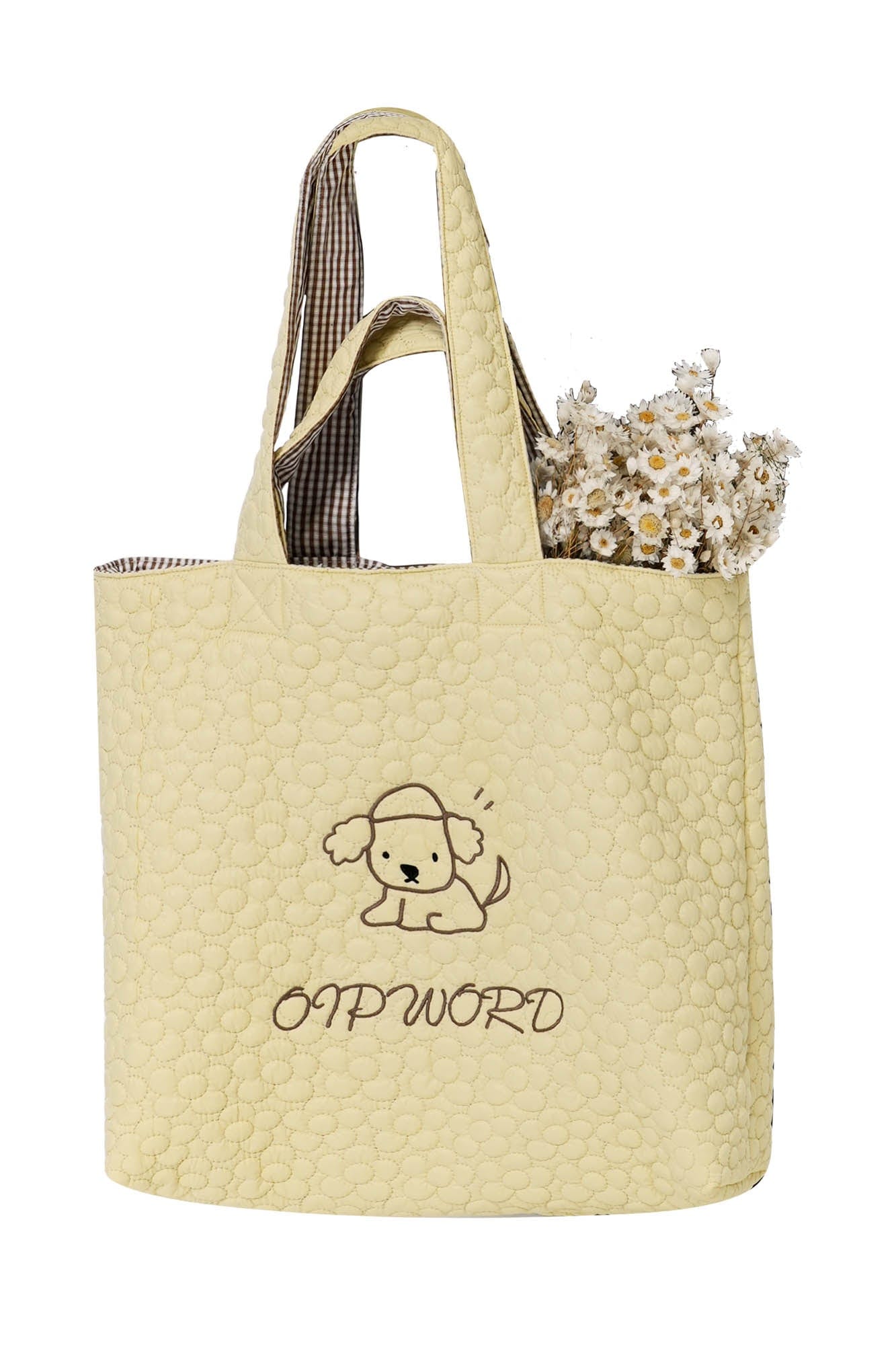 Stylish Reversible Quilted Tote - versatile storage tote - Stylish Reversible Quilted Tote Bag for Everyday Use - View 9