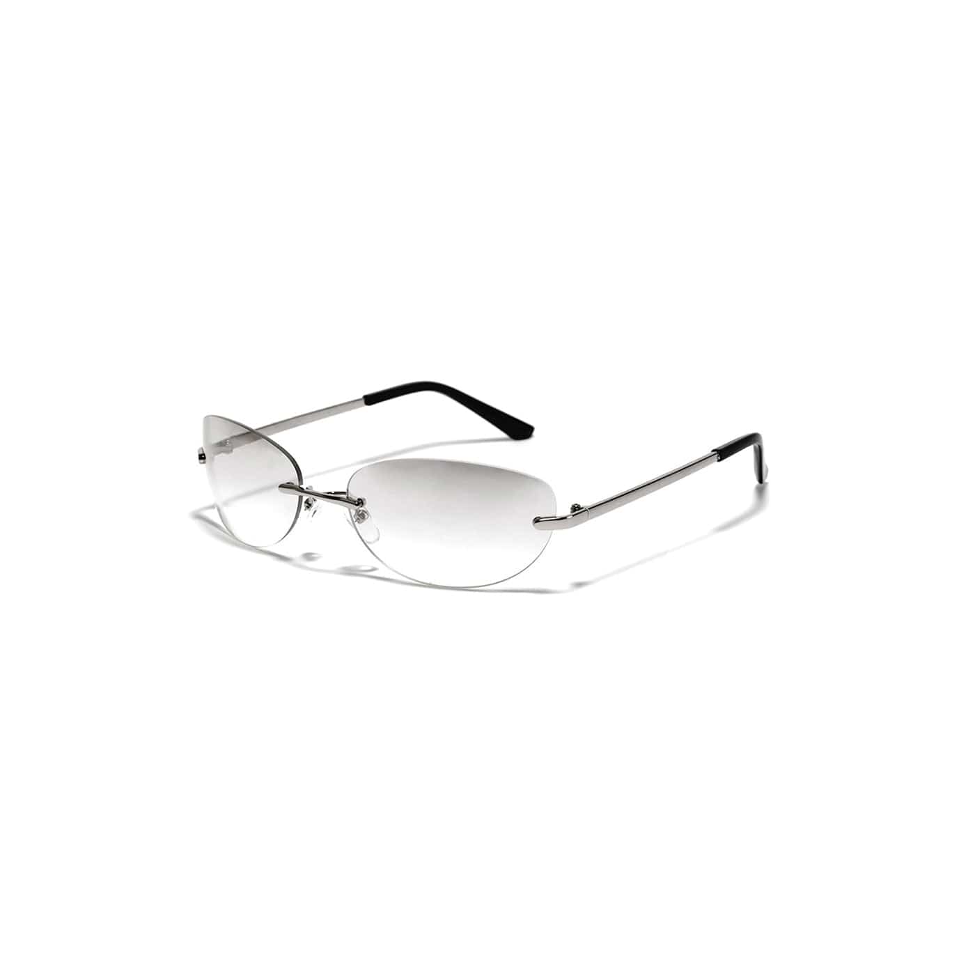 Stylish Rimless Gradient Shades -  modern style sunglasses - Stylish Rimless Gradient Sunglasses for a Modern Look - View 5