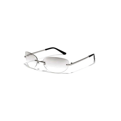 Stylish Rimless Gradient Shades -  modern style sunglasses - Stylish Rimless Gradient Sunglasses for a Modern Look - View 5