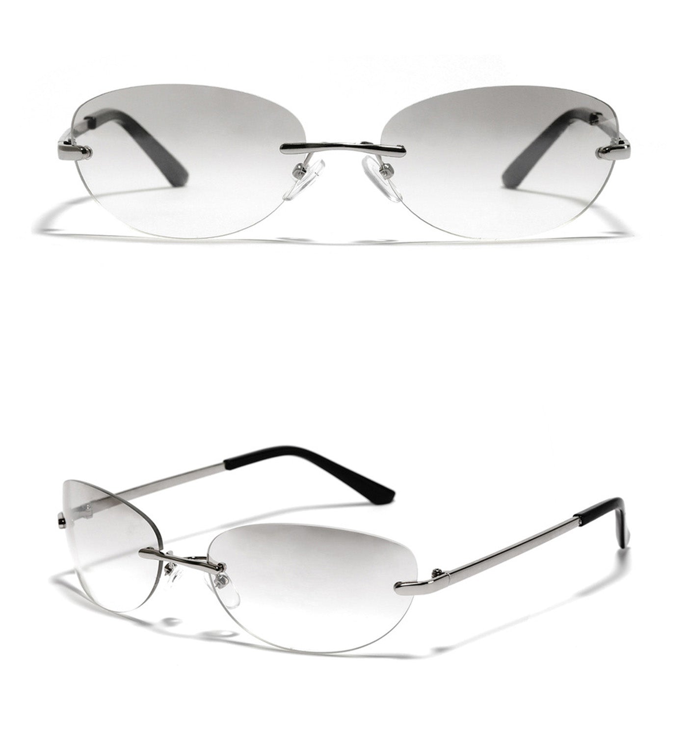 Stylish Rimless Gradient Shades -  stylish sunglasses - Stylish Rimless Gradient Sunglasses for a Modern Look - View 14