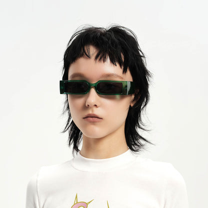 Stylish Square Frame Sunglasses - sunglasses - Stylish Square Frame Sunglasses with Thick Temples - View 2