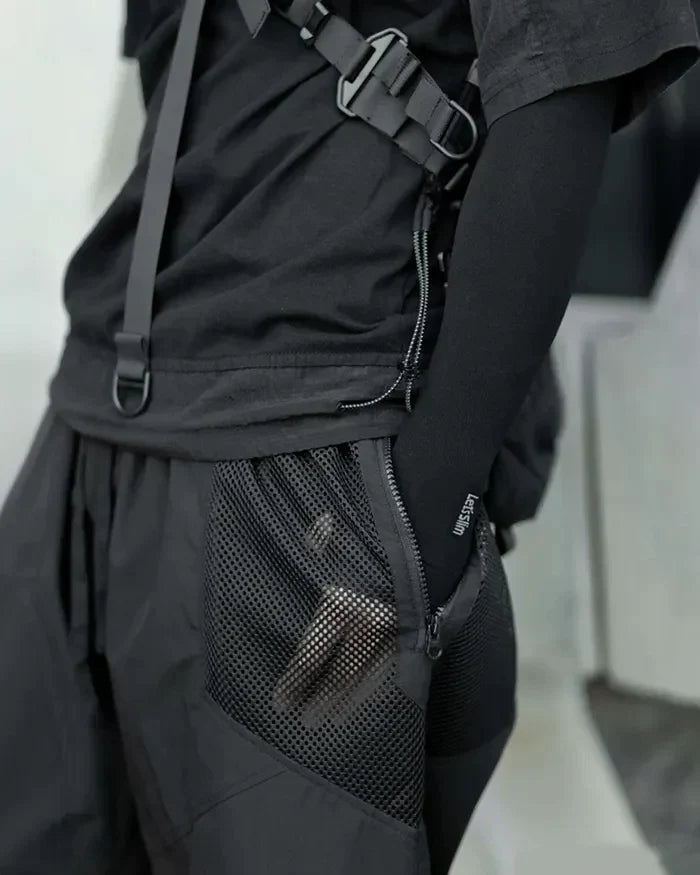 Stylish Summer Shorts -  urban style - Stylish Summer Techwear Shorts for Urban Comfort - View 7