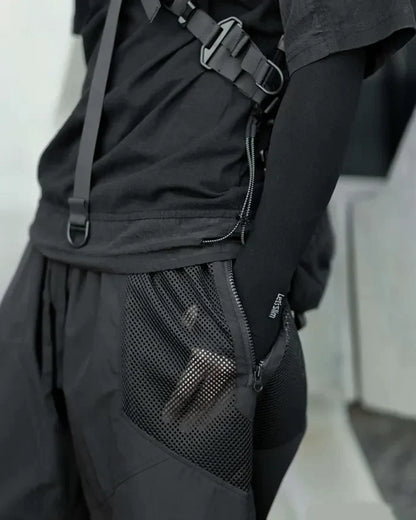 Stylish Summer Shorts -  urban style - Stylish Summer Techwear Shorts for Urban Comfort - View 7
