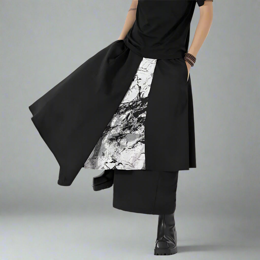 Stylish Traditional Hakama Pants -  comfortable loose pants - Contemporary Hakama Pants for Streetwear Style - View 3