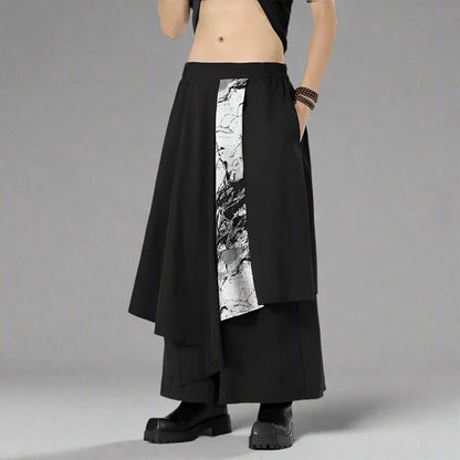 Stylish Traditional Hakama Pants -  elastic waist trousers - Contemporary Hakama Pants for Streetwear Style - View 4