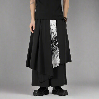 Stylish Traditional Hakama Pants - hakama pants - Contemporary Hakama Pants for Streetwear Style - Main view
