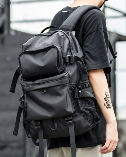 Stylish Water-Resistant Backpack -  black backpack - Trendy Water-Resistant Backpack for Everyday Use - View 3