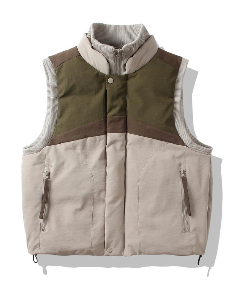 Stylish Winter Cotton Vest -  outdoor vest - Stylish Winter Cotton Vest for Comfortable Layering - View 8