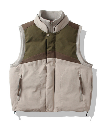 Stylish Winter Cotton Vest -  outdoor vest - Stylish Winter Cotton Vest for Comfortable Layering - View 8