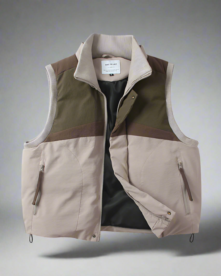 Stylish Winter Cotton Vest - winter outdoor wear - Stylish Winter Cotton Vest for Comfortable Layering - View 2