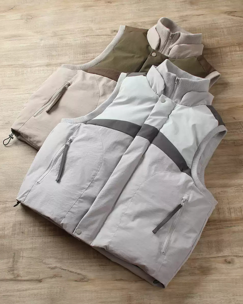 Stylish Winter Cotton Vest - winter techwear - Stylish Winter Cotton Vest for Comfortable Layering - View 3