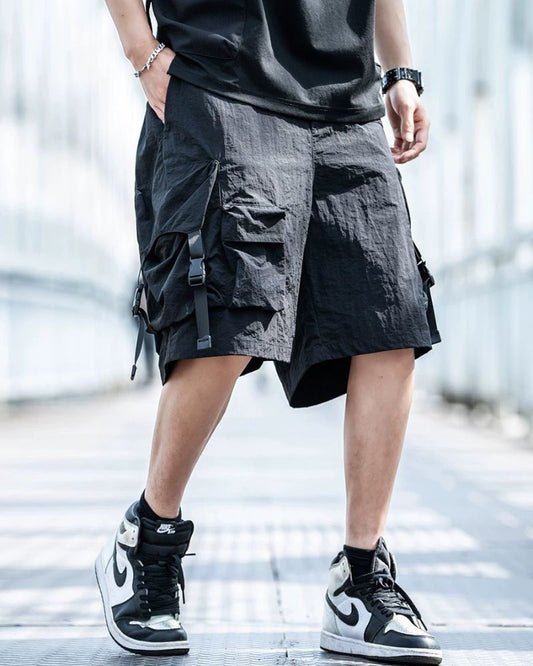 Summer Quick-Dry Cargo Shorts - cargo shorts - Quick-Dry Cargo Shorts for Urban Adventures - Main view