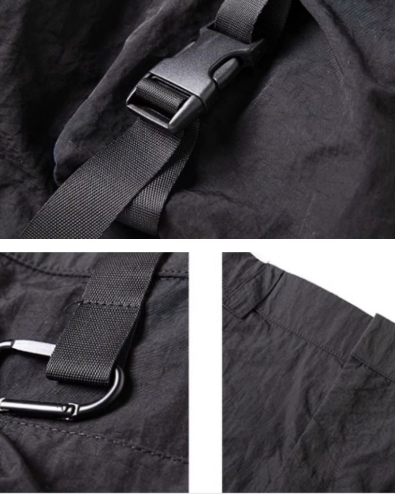 Summer Quick-Dry Cargo Shorts -  summer wear - Quick-Dry Cargo Shorts for Urban Adventures - View 8