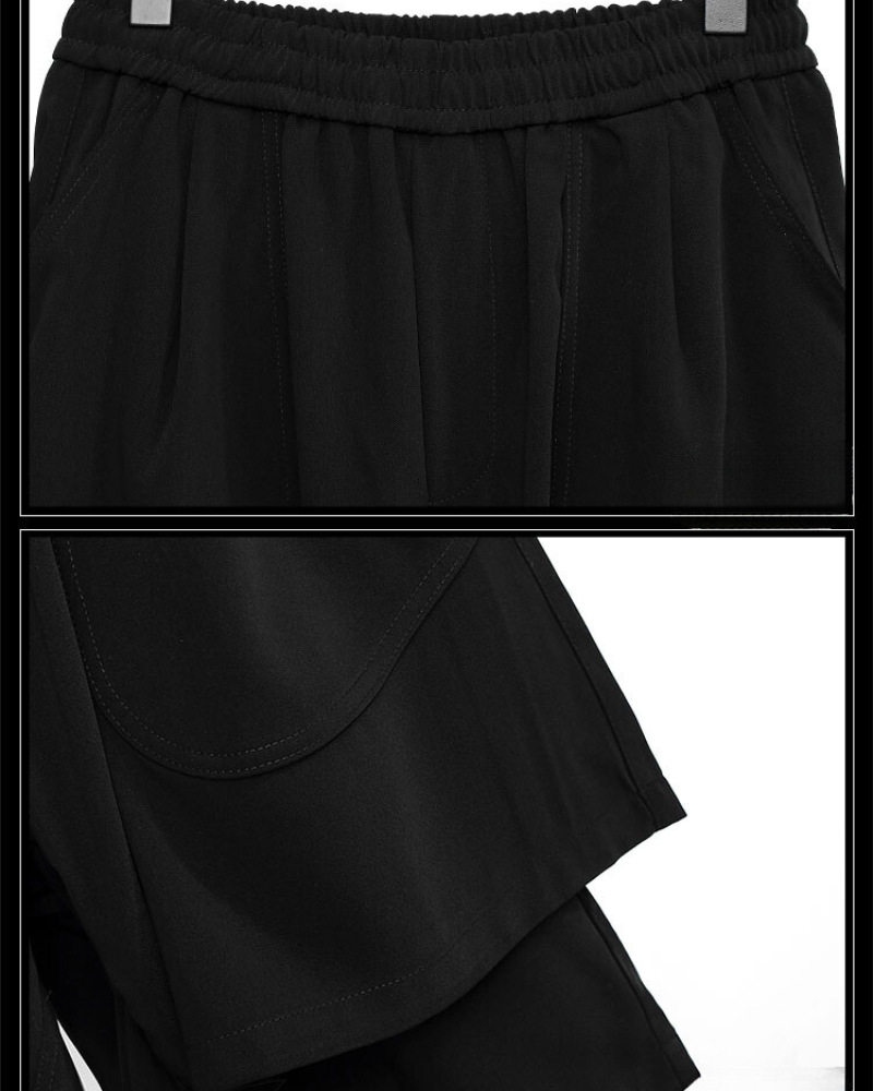 Summer Ready Techwear Shorts -  summer shorts - Stylish Double-Layer Techwear Shorts for Summer - View 7