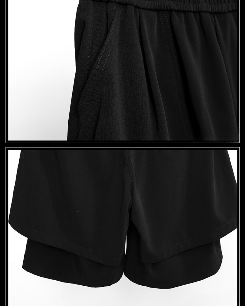 Summer Ready Techwear Shorts -  urban wear shorts - Stylish Double-Layer Techwear Shorts for Summer - View 8