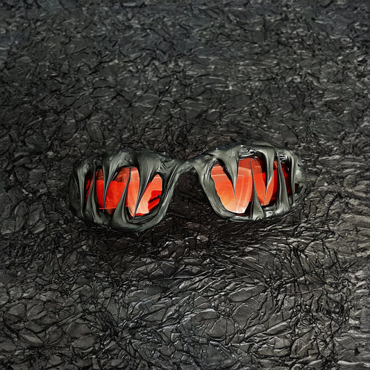 Sunset Dripped Resin Sunglasses - sunglasses - Handmade Dripped Resin Sunglasses for Bold Style - Main view