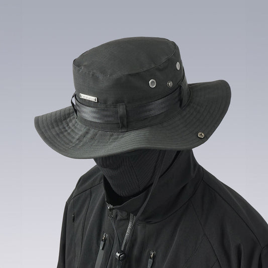 Tactical Drawstring Wide-Brim Hat - sun protection hat - Tactical Wide-Brim Hat for Outdoor Adventures - Main view