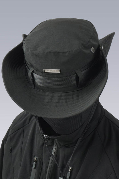 Tactical Drawstring Wide-Brim Hat -  water-repellent bucket hat - Tactical Wide-Brim Hat for Outdoor Adventures - View 5