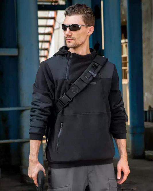 Tactical Fleece-Lined Adventure Hoodie - BEST SELLERS - Fleece-Lined Tactical Hoodie for Outdoor Use - Main view