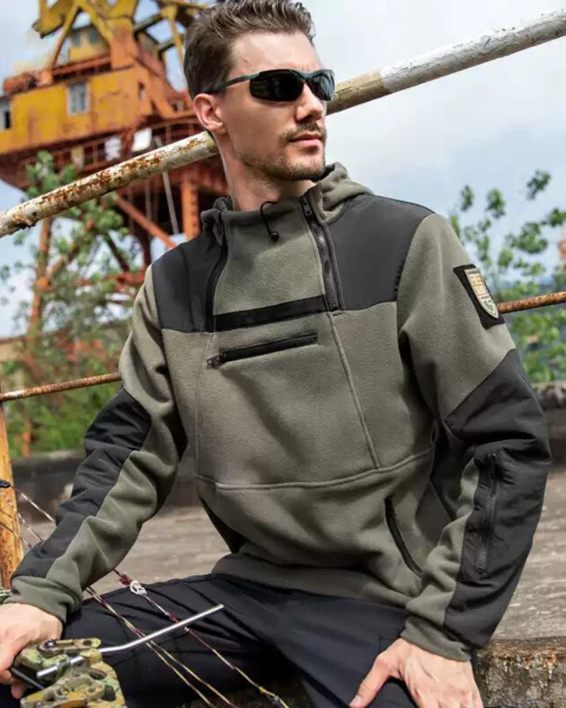 Tactical Fleece-Lined Adventure Hoodie -  fleece-lined - Fleece-Lined Tactical Hoodie for Outdoor Use - View 4