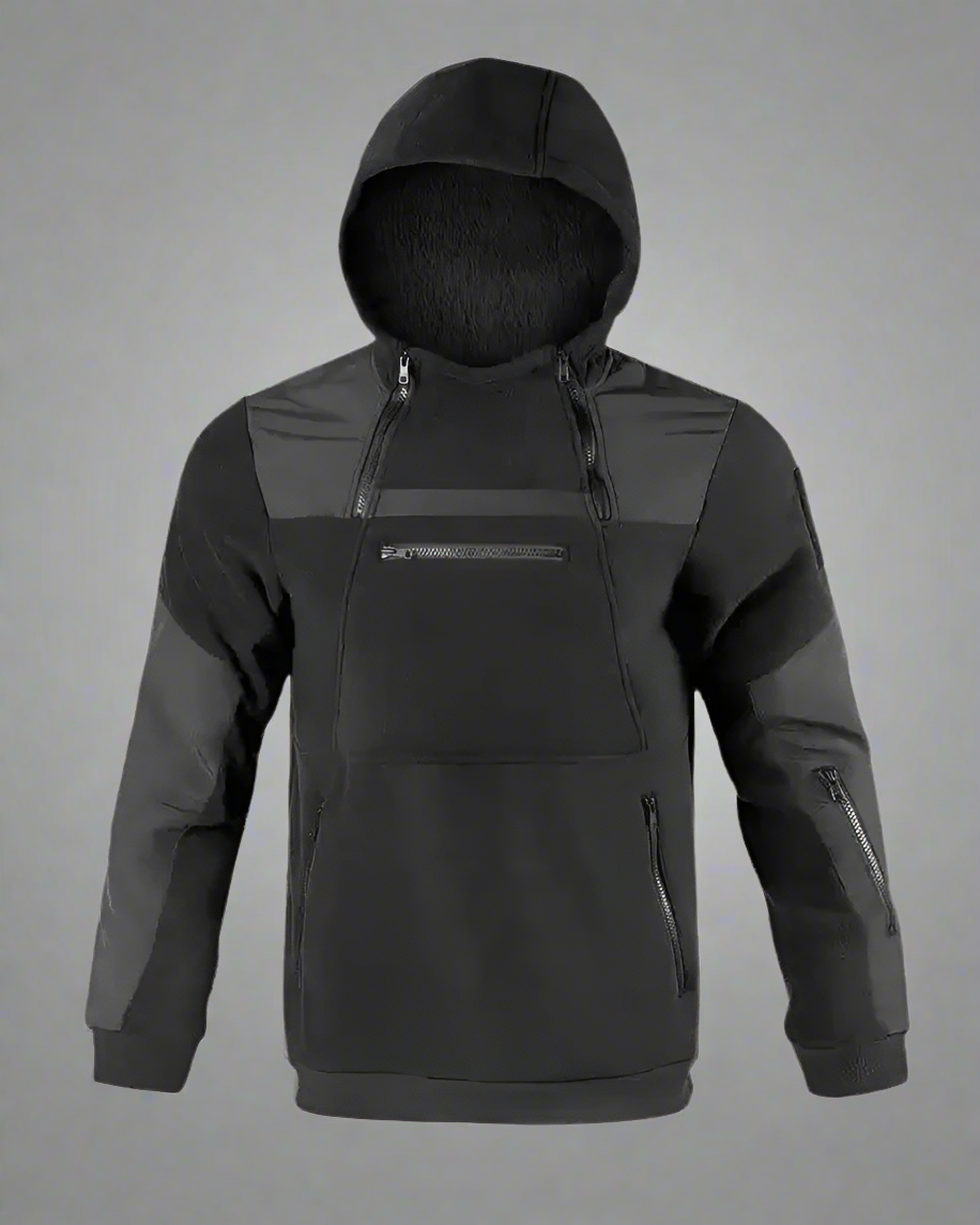 Tactical Fleece-Lined Adventure Hoodie -  outdoor gear - Fleece-Lined Tactical Hoodie for Outdoor Use - View 6
