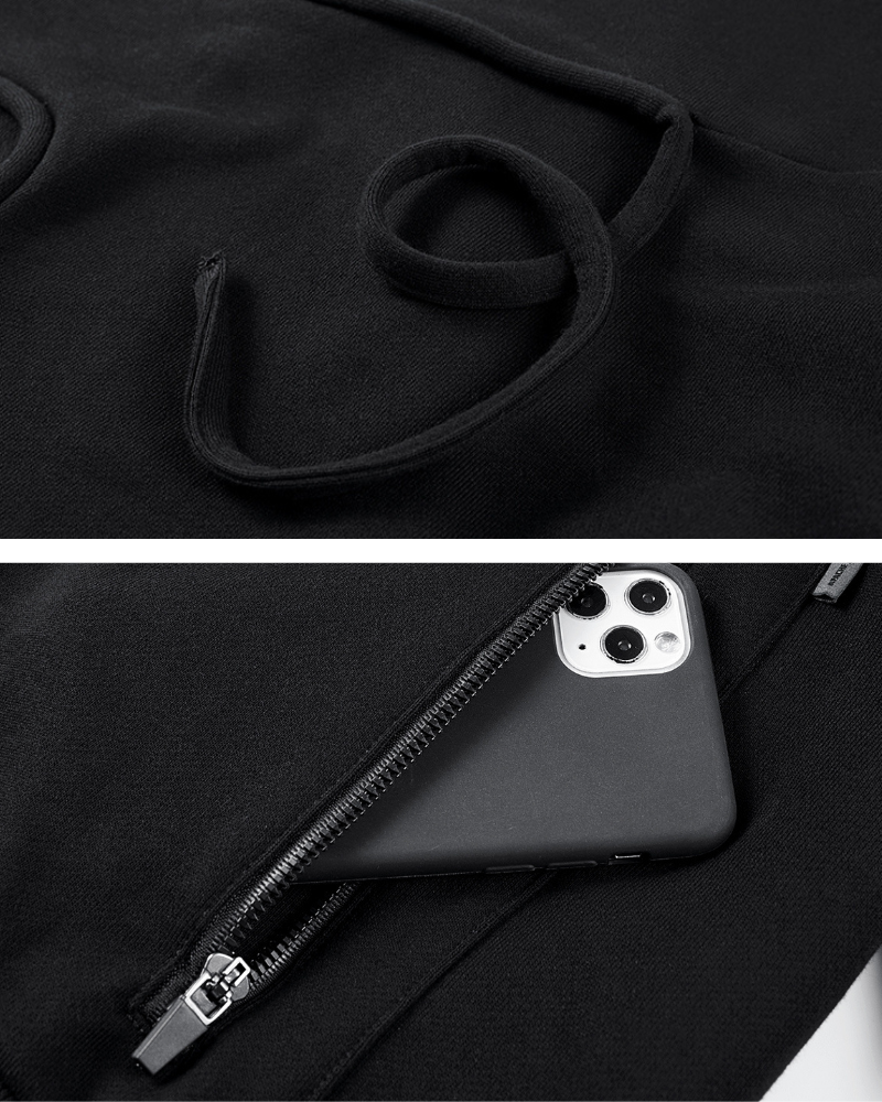 Tactical Hoodie with Mask Pocket -  layering hoodie - Tactical Hoodie with Mask Pocket for Urban Adventures - View 6