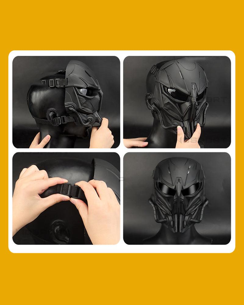 Tactical Outdoor Full Face Mask -  full face mask - Tactical Outdoor Full Face Mask with Adjustable Fit - View 12