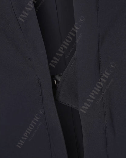 Tailored Black Cardigan Jacket - Sleek and Sophisticated -  comfortable cardigan jacket - Tailored Black Cardigan Jacket - Comfort Meets Style - View 4