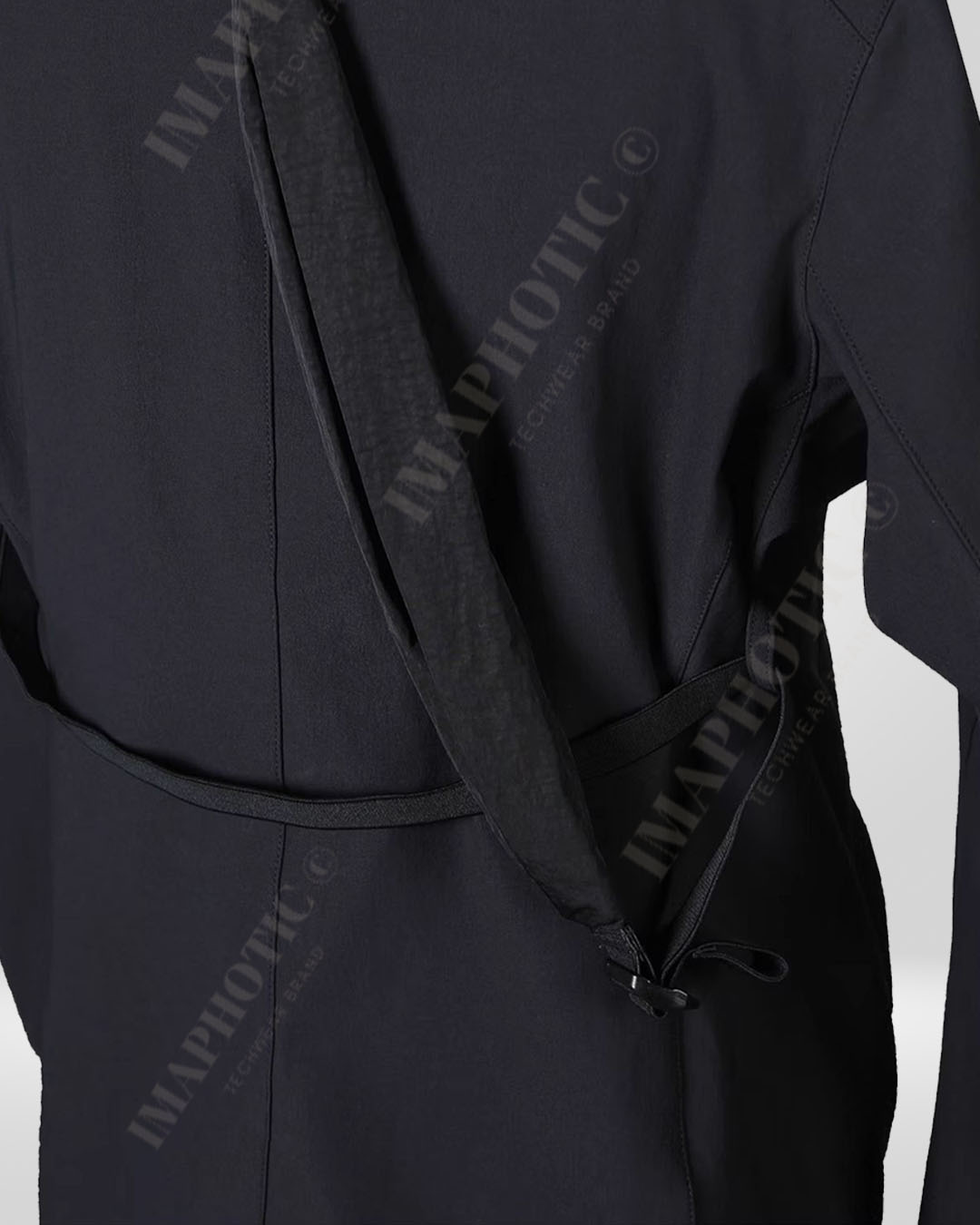 Tailored Black Cardigan Jacket - Sleek and Sophisticated -  versatile clothing - Tailored Black Cardigan Jacket - Comfort Meets Style - View 7