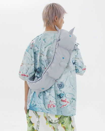 Thorned Caterpillar Chest Pack -  durable fabric - Caterpillar-Inspired Crossbody Bag for Daily Use - View 4