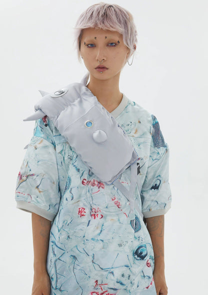 Thorned Caterpillar Chest Pack -  durable polyester bag - Caterpillar-Inspired Crossbody Bag for Daily Use - View 5