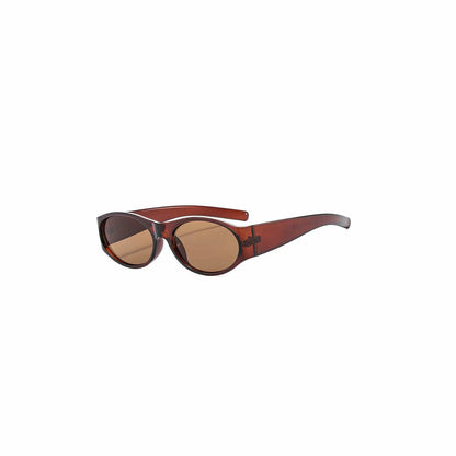 Timeless Oval Sunglasses Style -  modern design - Timeless Oval Sunglasses with Modern Appeal - View 3