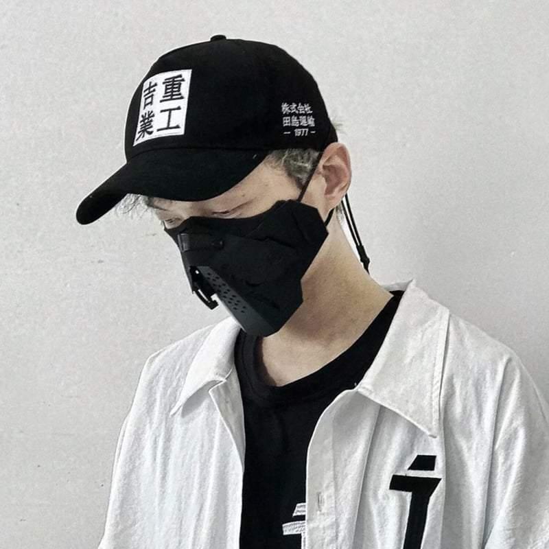Timeless Style Baseball Cap -  stylish letter print cap - Unisex Letter Print Baseball Cap in Classic Black - View 6