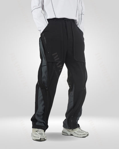 Transformative Nylon-Spandex Straight-Leg Pants -  casual wear - Versatile Nylon-Spandex Straight-Leg Pants for Everyday Wear - View 4