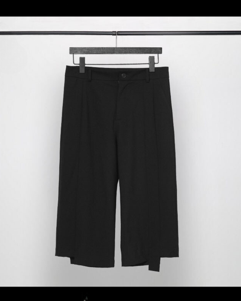 Trendy Asymmetrical Capri Pants -  asymmetrical pants - Trendy Asymmetrical Capri Pants for Comfortable Wear - View 4