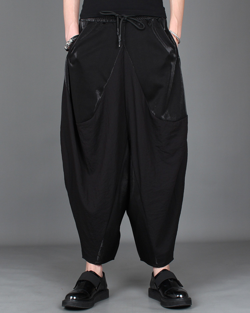 Trendy Colorblock Harem Pants -  comfortable pants - Stylish Colorblock Harem Pants for Modern Looks - View 11