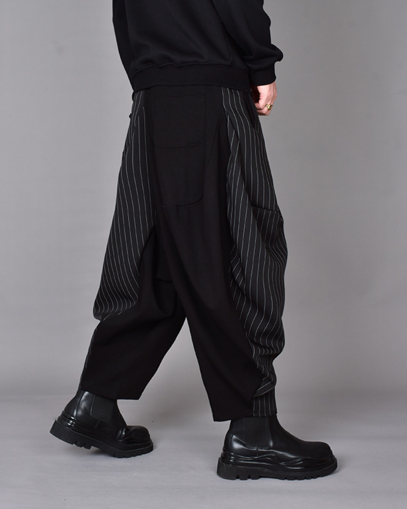 Trendy Colorblock Harem Pants - harem pants - Stylish Colorblock Harem Pants for Modern Looks - View 9