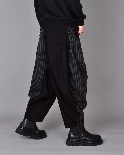 Trendy Colorblock Harem Pants - harem pants - Stylish Colorblock Harem Pants for Modern Looks - View 9