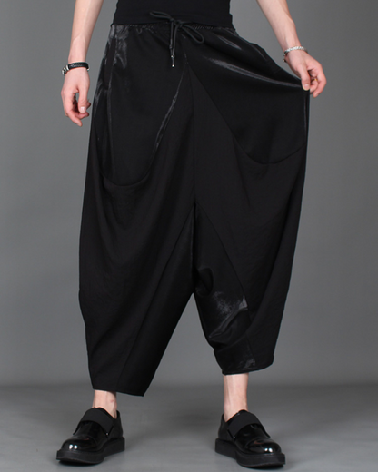 Trendy Colorblock Harem Pants -  japanese style - Stylish Colorblock Harem Pants for Modern Looks - View 12