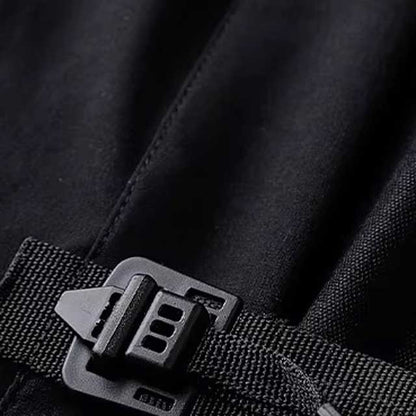 Trendy Haori Jacket Style -  streetwear - Trendy Black Haori Jacket for Urban Layering - View 7