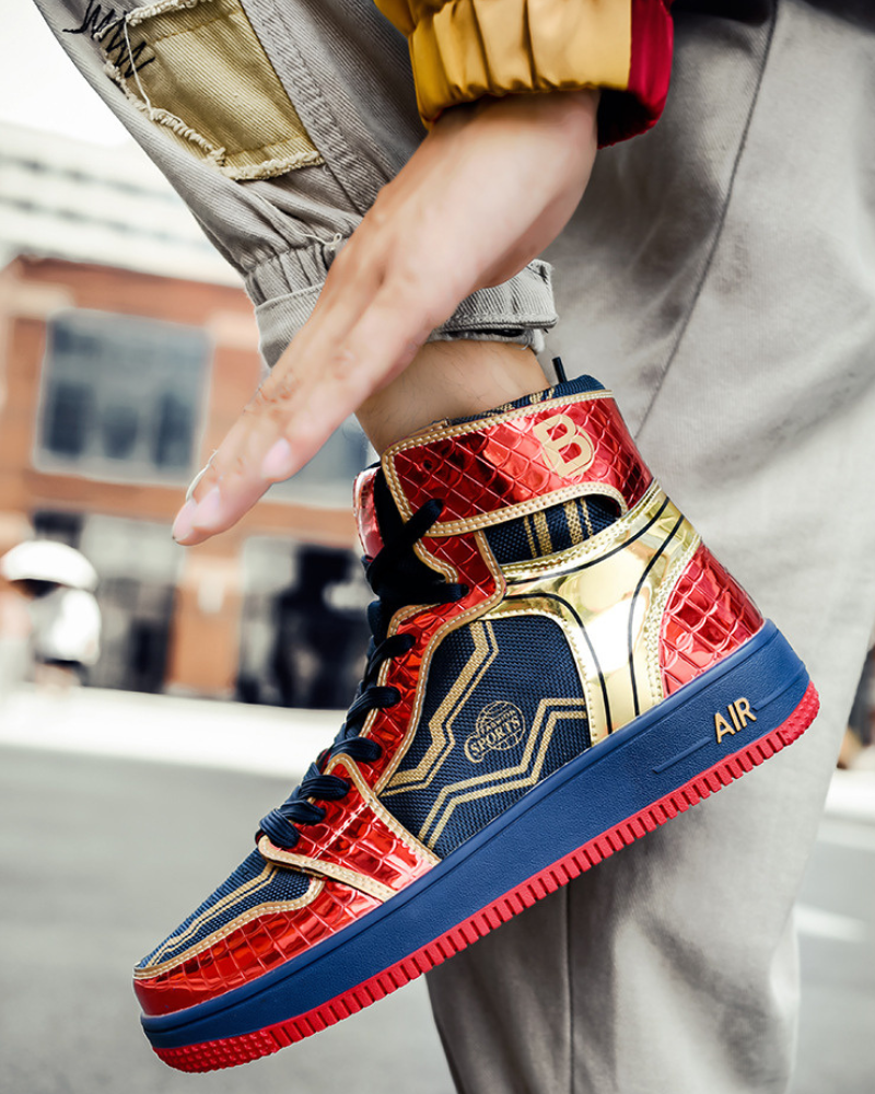 Trendy High-Top Platform Sneakers -  stylish footwear - Trendy High-Top Platform Sneakers for Modern Looks - View 12