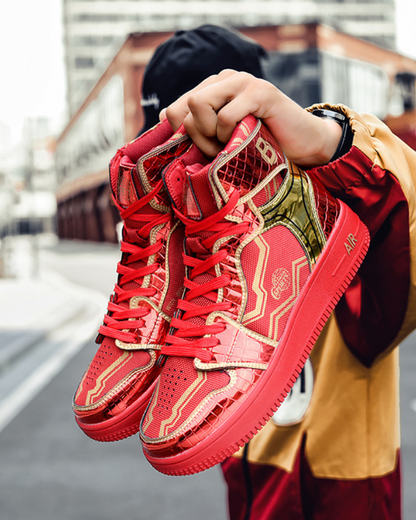 Trendy High-Top Platform Sneakers -  techwear fashion - Trendy High-Top Platform Sneakers for Modern Looks - View 13