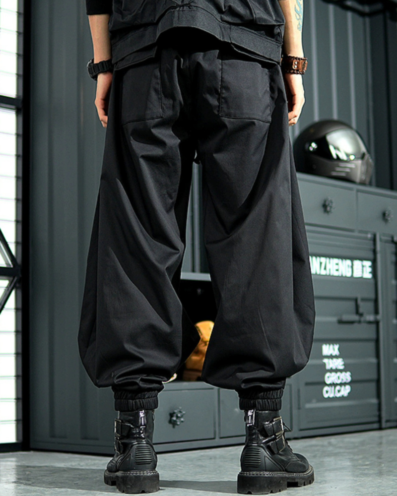 Trendy Japanese Harem Pants -  cotton polyester pants - Trendy Japanese Harem Pants for Comfort & Style - View 4