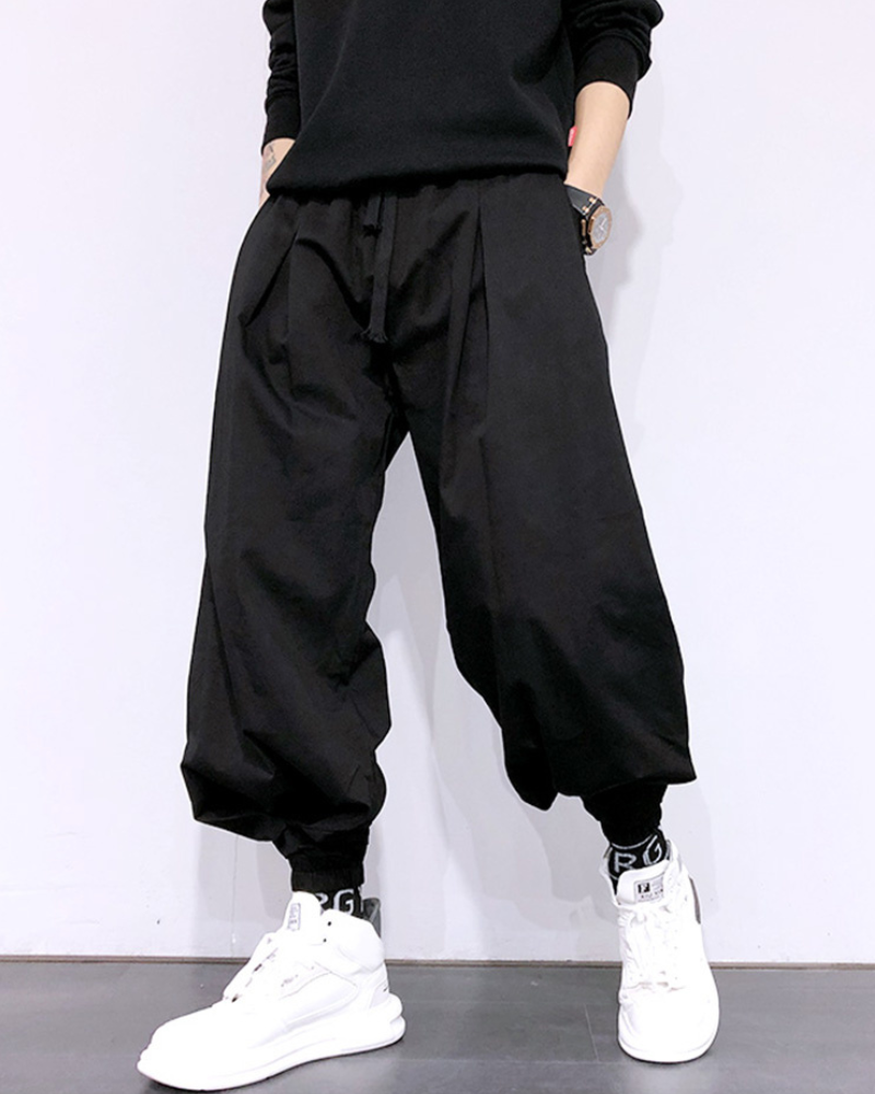 Trendy Japanese Harem Pants -  hakama - Trendy Japanese Harem Pants for Comfort & Style - View 5