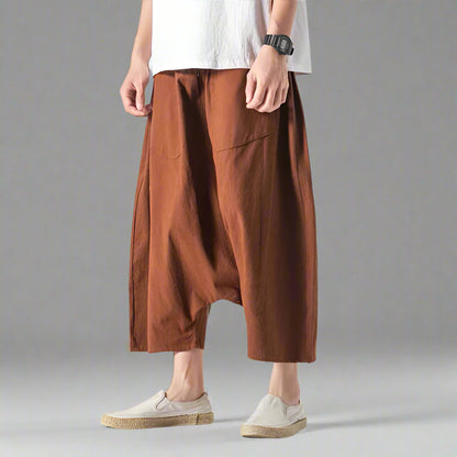 Trendy Japanese Harem Trousers - harem pants - Comfortable Japanese Harem Trousers in Diverse Sizes - View 2