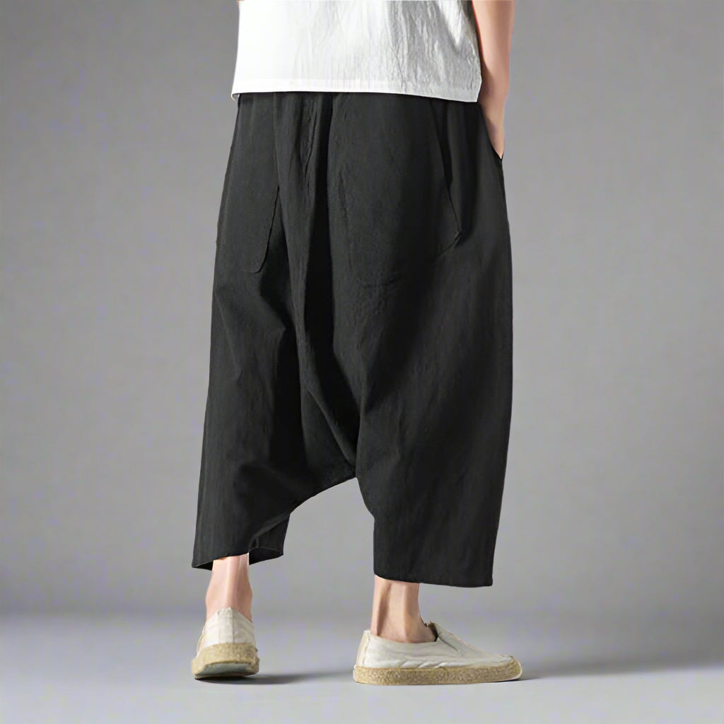Trendy Japanese Harem Trousers -  japanese style - Comfortable Japanese Harem Trousers in Diverse Sizes - View 6