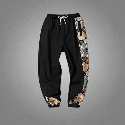 Trendy Japanese Joggers for Comfort -  hakama style - Trendy Japanese Joggers for All-Day Comfort - View 6