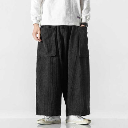 Trendy Japanese Utility Trousers -  cargo pants - Trendy Japanese Cargo Pants with Ample Storage - View 10