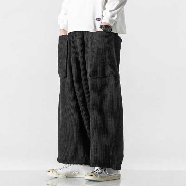 Trendy Japanese Utility Trousers -  cargo pants - Trendy Japanese Cargo Pants with Ample Storage - View 3